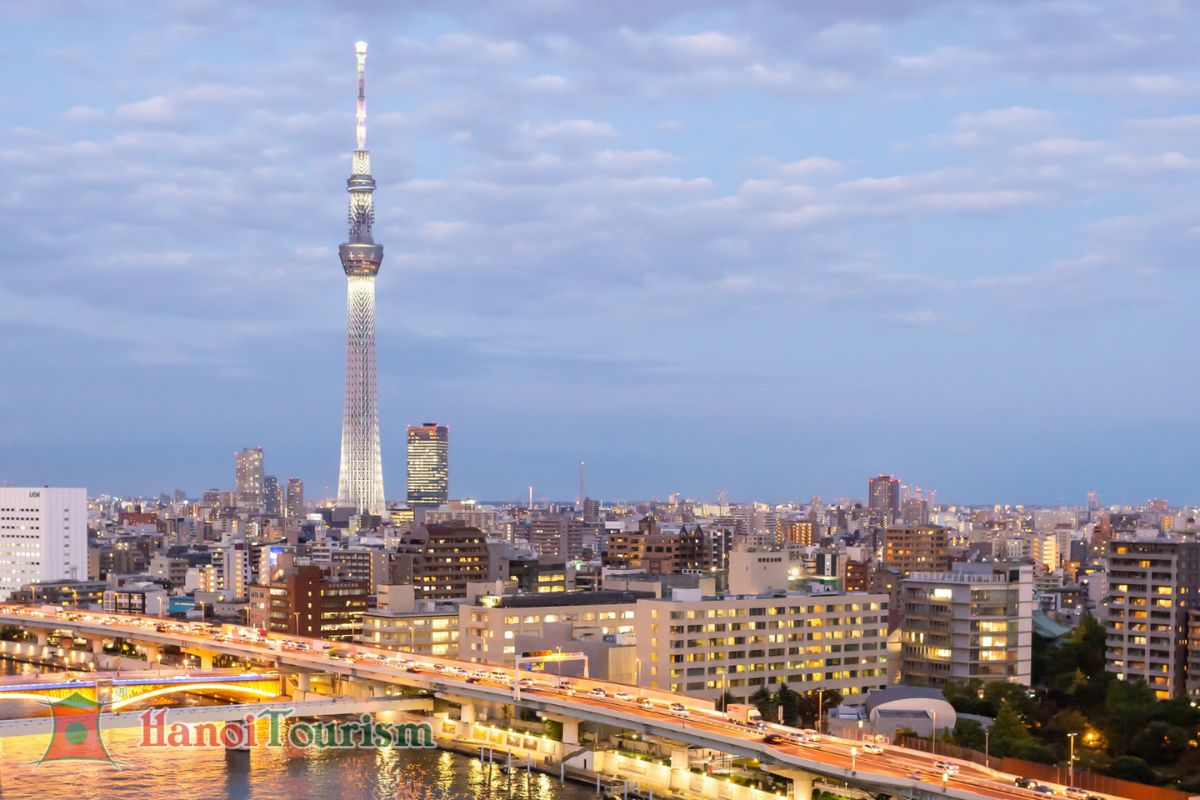 Tháp truyền hình Tokyo Skytree - Tokyo - Nhật Bản